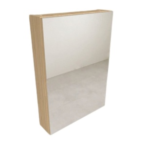 Dulapior suspendat cu oglinda, Kolpasan, Naomi, 1 usa, 50 cm, natural wood