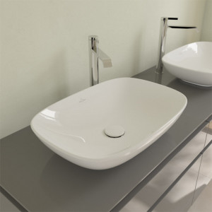 Lavoar pe blat, Villeroy & Boch, Loop & Friends, dreptunghiulat, 56 cm, alb - Img 4