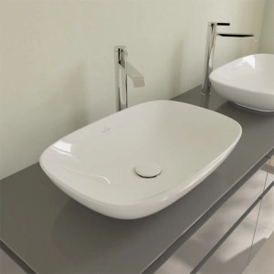Lavoar pe blat, Villeroy & Boch, Loop & Friends, dreptunghiulat, 56 cm, alb - Img 4