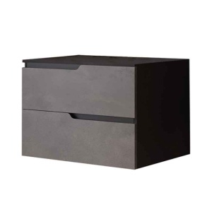 Mobilier cu blat pentru lavoar Fluminia, Bari 80, urban grey