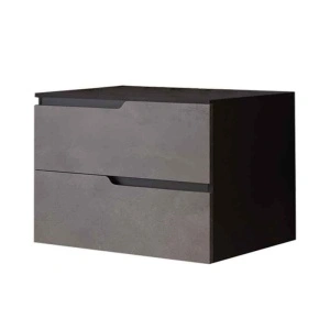 Mobilier cu blat pentru lavoar Fluminia, Bari 80, urban grey