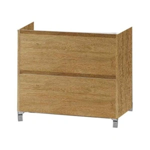 Mobilier stativ pentru lavoar, Fluminia, Lizi, 80 cm, rovere naturale