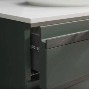 Mobilier suspendat Kolpasan, Alexis, pentru lavoar pe blat, 60 cm, Dark Concrete - Img 5