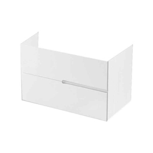 Mobilier suspendat pentru lavoar, Fluminia, Toledo, 60 cm, alb lucios