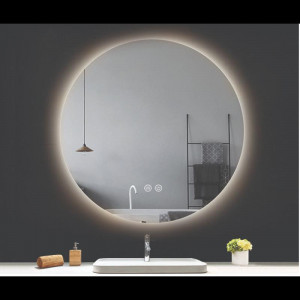Oglindă Fluminia, Calatrava Ambient 90, rotundă, cu iluminare LED, 3 culori, dezaburire - Img 4