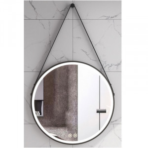 Oglinda Fluminia, Mona New, rotunda, 60 cm, iluminare LED