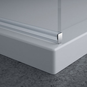 Paravan de dus SanSwiss, Easy, 70 x h200 cm, profil crom lucios - Img 5