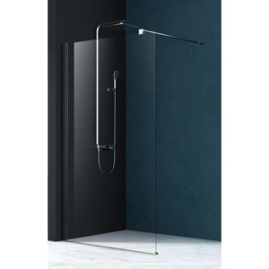 Paravan de dus walk-in, Mediterraneo, Foxy, 80 x 200 cm, easy clean, crom