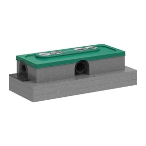 Rigola de duș Hamsgrohe, uBox, montaj în pardoseală minim 57 mm