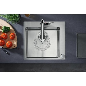 Set chiuvetă bucătărie Hansgrohe, C71-F450-01, cu baterie Select, inox - Img 2