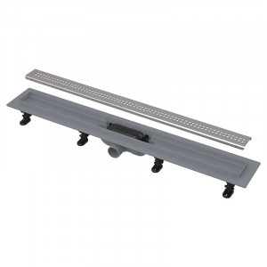 Set rigola de dus, AlcaDrain, Simple, cu capac, 85 cm