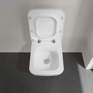 Set vas wc suspendat, Villeroy & Boch, Venticello, cu capac soft close si quick release, alb alpin - Img 6