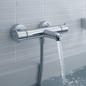 Baterie cada-dus termostatata Hansgrohe, Ecostat 1001, crom - Img 4