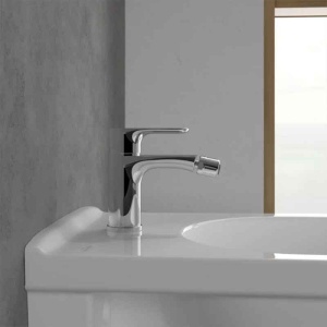 Baterie pentru bideu Villeroy&Boch, O.Novo, cu ventil cu tijă, crom - Img 4