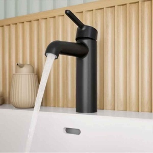Baterie pentru lavoar Villeroy&Boch, Skyla 115, fără ventil, negru mat - Img 2