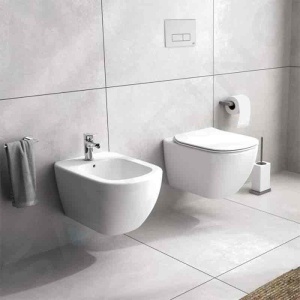 Bideu suspendat Ideal Standard, Tesi, cu fixare ascunsă, alb - Img 6
