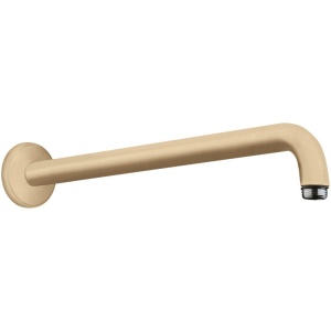 Brat de dus cu prindere pe perete, Hansgrohe, bronz periat