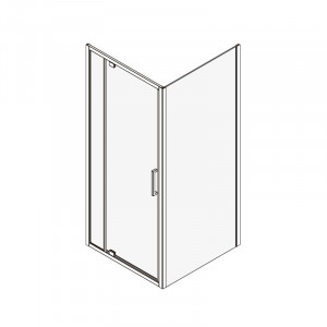 Cabina de dus, Mediterraneo, Andina, patrata, 90 x 90 cm, crom - Img 6
