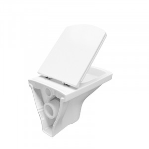 Capac WC Cersanit, Easy, cu Soft-Close si Easy Off,alb - Img 5