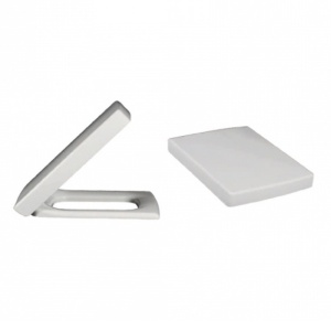 Capac WC Villeroy & Boch, Architectura, dreptunghiular, alb alpin - Img 3