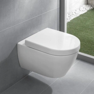 Capac WC Villeroy & Boch, Subway 2.0, soft close, alb - Img 3