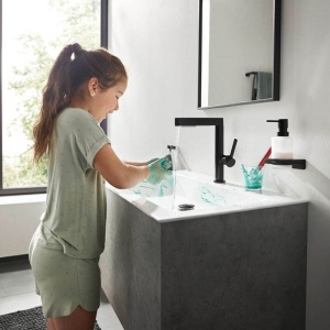 Dozator sapun lichid, Hansgrohe, AddStoris, negru mat - Img 5