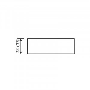 Lavoar pe blat Fluminia, Black Diamond, 49 x 49 cm, negru - Img 4