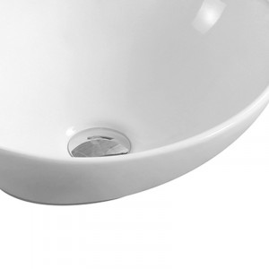 Lavoar pe blat Fluminia, Rio, alb, 41 x 33 cm - Img 4