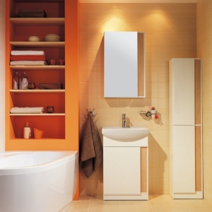 Lavoar pentru mobilier Cersanit, Cersania New, 60 cm, alb - Img 4