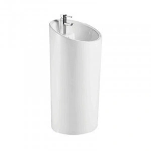 Lavoar stativ, Fluminia, Jussac-46, rotund, alb
