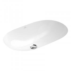 Lavoar sub blat Villeroy & Boch, O. Novo, oval, 60 cm, alb alpin