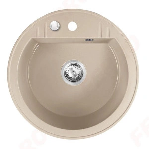 Mezzo II - Chiuveta rotunda cu o cuva Ø 51 cm, nisip