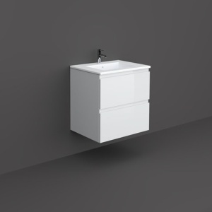 Mobilier suspendat, Rak, Joy-Base, pentru lavoar, 60 cm, alb