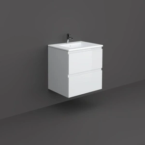 Mobilier suspendat, Rak, Joy-Base, pentru lavoar, 60 cm, alb