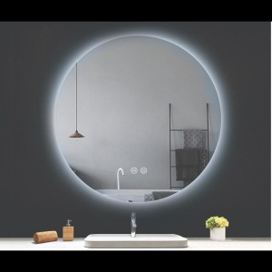 Oglindă Fluminia, Calatrava Ambient 90, rotundă, cu iluminare LED, 3 culori, dezaburire - Img 4