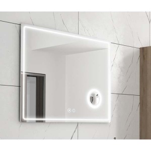 Oglinda Fluminia, Cleopatra-100, dreptunghiulara, cu iluminare LED si lupa cosmetica - Img 5