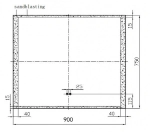 Oglinda Fluminia, Rodin 90, dreptunghiulara, cu LED, 3 culori, dezaburire, 90 cm - Img 3