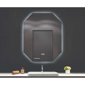 Oglindă, Fluminia, Turner Ambient 60, 8 laturi, cu iluminare LED, 3 culori, dezaburire - Img 4