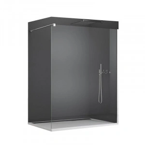Paravan dus Sanswiss, Easy, profil crom lucios, 140 x 200 cm