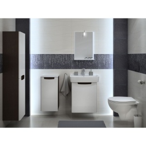 Set mobilier suspendat si lavoar Kolo Geberit Group, Rekord, 60 cm, alb - Img 4