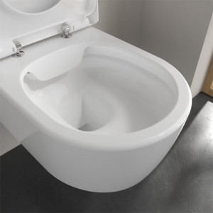 Set vas wc suspendat, Villeroy & Boch, Avento, direct flush, cu capac soft close, quick release, alb alpin - Img 6