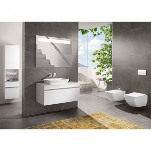Set vas wc suspendat, Villeroy & Boch, Venticello, cu capac soft close si quick release, alb alpin - Img 7