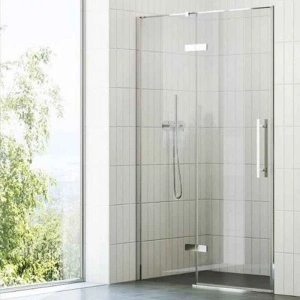 Ușă pivotantă Ravak, Cool, COSD2, formată dintr-un element fix și unul pivotant, 100 x 195 cm, crom