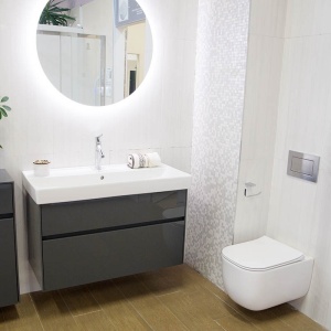 Vas wc suspendat Fluminia, Orion, rimless, cu fixare ascunsă, capac soft close, quick release alb - Img 2