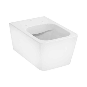 Vas WC suspendat Hansgrohe, EluPura Q, cu spălare AquaFall Flush, 54x36 cm, alb