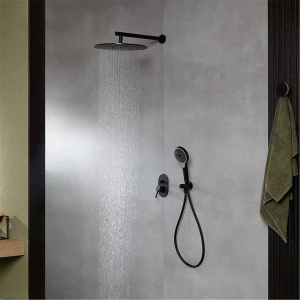 Bară de duș Villeroy&Boch, Universal Showers, 40 cm, negru mat - Img 2