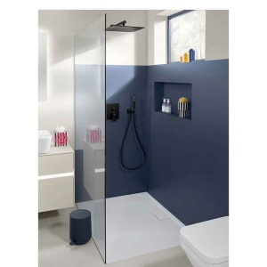 Bară de duș Villeroy&Boch, Universal Showers, 40 cm, profil pătrat, negru mat - Img 5