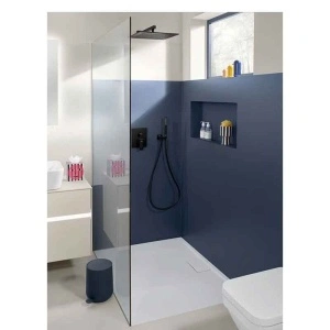 Bară de duș Villeroy&Boch, Universal Showers, 40 cm, profil pătrat, negru mat - Img 5