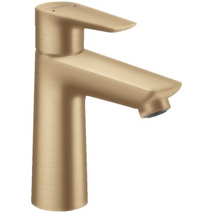 Baterie lavoar cu ventil click clack, Hansgrohe, Talis E 110, bronz periat
