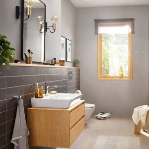 Baterie lavoar cu ventil, Hansgrohe, Rebris E 110, crom - Img 2